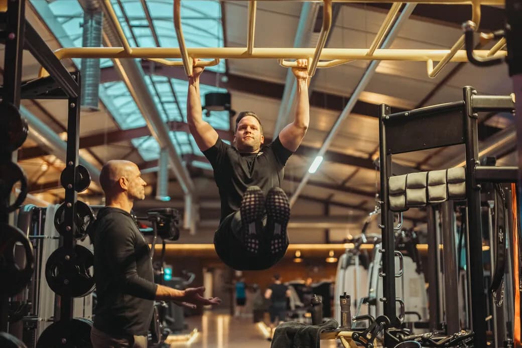 Fitness training session